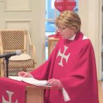 Joan preaching